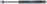 Plinska vzmet L225mm 120N - Stabilus 070386