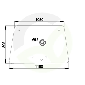 Nastavljivo vetrobransko steklo - Kramp D7401
