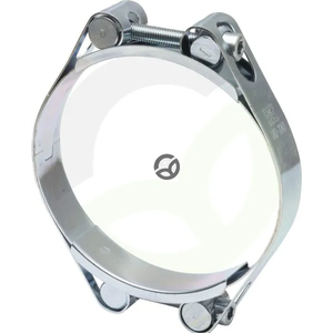 Objemka za cev - 110-120 mm dvojni vijak - dvojni pas DIN912 pocinkan - Kramp DBHC110120