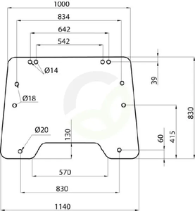 Nastavljivo vetrobransko steklo - Kramp D9031