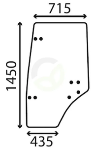 Steklo vrat - Kramp D7544