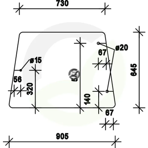 Stransko steklo - Kramp D7746