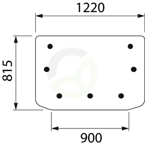 Zadnje steklo - zgornje - Kramp D7515