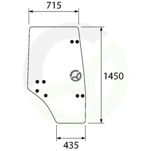 Steklo vrat - Kramp D7543