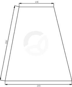 Vetrobransko steklo - spodnje - Kramp D7512