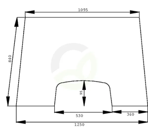 Vetrobransko steklo - Kramp D6900A