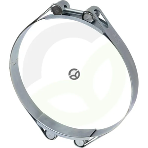 Objemka za cev - 180-190 mm dvojni vijak - dvojni pas DIN912 pocinkano - Kramp DBHC180190