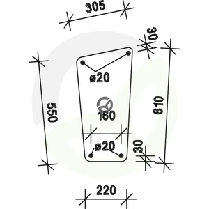 Vetrobransko steklo - spodnje - Kramp D7701