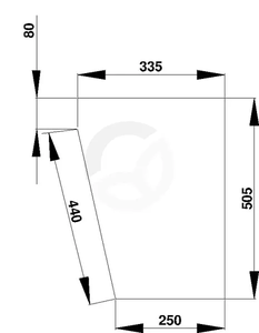 Vetrobransko steklo - spodnje - Kramp D520485