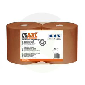 Papirnata brisača - rjava - 23 cm x 250 m - dvoslojna - zunanji Ø270 mm - Gopart CP23102