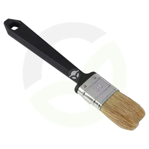 Ploščata krtača za enkratno uporabo - bela prašičja dlaka - 30mm - Copenhagen Pro CP2320530
