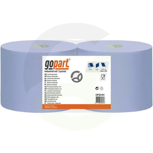 Papirnata brisača - modra - 23 cm x 370 m - 3-slojna - zunanji Ø 340 mm - reliefna - Gopart CP32101