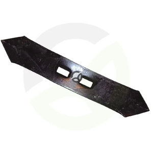 Obojestranska lemežna špica 350x60x12 mm, ravna, 2 luknjici - CP408095
