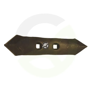 Obojestranska lemežna špica 255x65x12 mm, ravna, 2 luknjici - CP408173