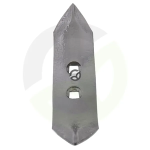 Špica kultivatorja 265x65x8mm, obojestranska, kaljena, ukrivljena, 2 luknji - Gopart CP780GP