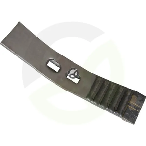 Lemežna špica 400x70x20 mm, kaljena, ukrivljena, 2 luknji - Kramp CP4007020CN