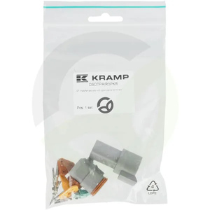 Komplet DT 3 pin konektorjev - moški + ženski - Kramp DSDTPAIR3PKR