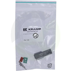 Komplet DT 2 pin konektorjev - moški - Kramp DSDT042PSETKR