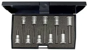 Komplet hex nastavkov 3/8