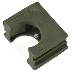 Pritrdilna objemka - 16 mm 5/8 sponski blok, siva - Pipelife EM312027