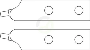 Par rezervnih konic, ravne, d 3.2 mm - Gedore E8000J4ELGED