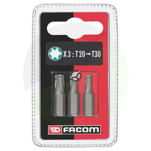 Komplet 3 bitov 25 mm t20-30 - Facom EX12J3