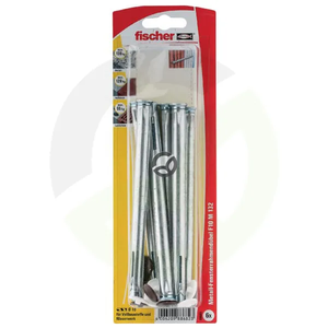 Vijak za okenski okvir + kapica 6 - Fischer F10M132K