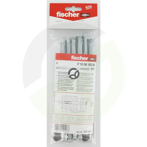 Vijak za okenski okvir + kapica 6 - Fischer F10M182B