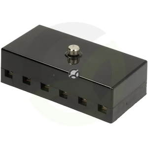 Keramična doza za varovalke 6 smerna - 12/24V, vijačni priključki - Kramp FB10008KR