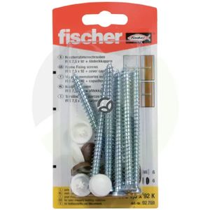 Vijak za okenski okvir + kapica 6 - Fischer FFS7592K