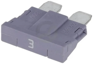 Varovalka - ploščata - 80V 3A - vijola - paket 10x - FS1803KR