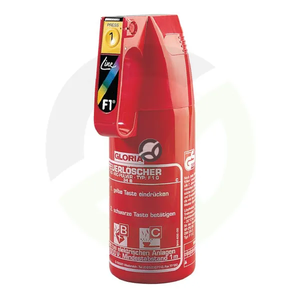 Gasilni aparat na prah, 1 kg - Gloria FLP1G