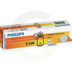 Žarnica T3W 12V 3W BA9s - Philips GL12910