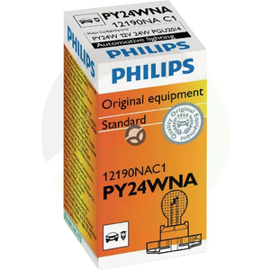 Žarnica PY24W 12V 24W PG20/4 - Philips GL12190NAC1
