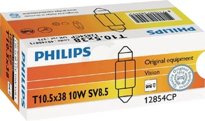 Žarnica Festoon Conventional C10W 12V 10W SV8.5 - Philips GL12854