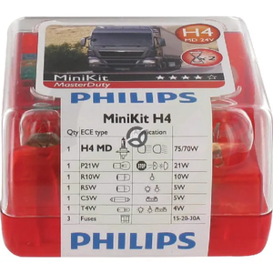 Komplet žarnic 24V P43t - Philips GL55554SKMDKM