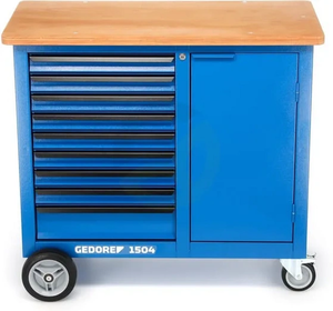 Delovna miza na kolesih z 9 predali - Gedore GW15040810