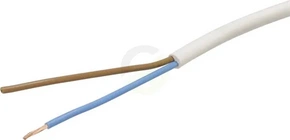Kabel - 2x1,5mm² - bel - PVC - na m - H05VVF2X15WH