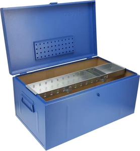 Orodna škatla 918x537x440mm - 400l - modra kovinska - Jumbo HG144091