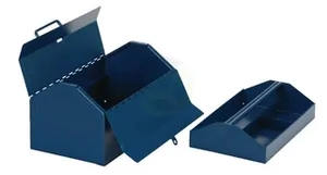 Kovček za orodje 204x355x180mm - modra kovina - Wesma HG14P