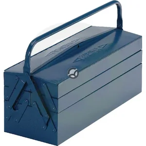 Kovček za orodje 200x630x200 mm - modri kovinski - 5 predalov - Wesma HG305S