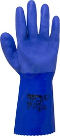 Delovne rokavice modre bombažne - dolžine 30 cm - 660 Showa