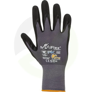 Delovne rokavice črno-sive najlon/spandex - 25 cm - Maxiflex Ultimate Ad-Apt by ATG