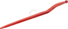 Lomljena špica 58mm dvojni T profil 36x915mm - špičasta konica z M22x1.5mm matico - rdeča 28601501