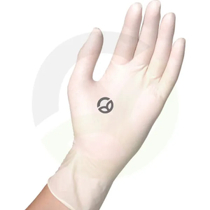 Rokavice prozorne za enkratno uporabo brez pudra Latex 24cm dolga velikost 6/XS pf IC - Semperguard 3000001289