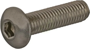 Imbus vijak ploščat raven - M5x20 - inox A2