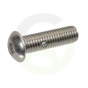 Imbus vijak ploščat raven - M4x16 - inox A2