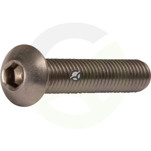 Imbus vijak ploščat raven - M12x20 - inox A2