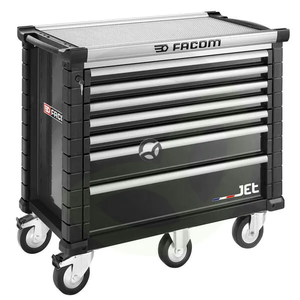 Voziček za orodje JET+5 7 predalov črn - Facom JET7NM5A