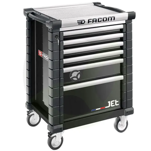 Voziček za orodje JET+3 6 predalov črn - Facom JET6NM3A